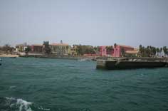 Embarcadére de la chaloupe de Gorée