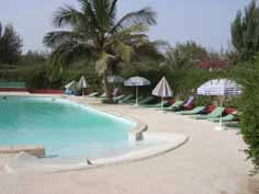 Piscine de l'hôtel Mermoz à Saint Louis